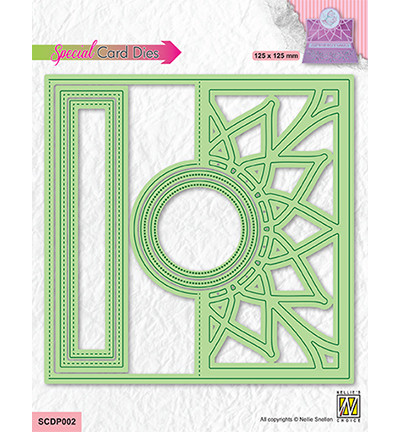 Nellie's Choice stanssi Easel Card Flowers 2