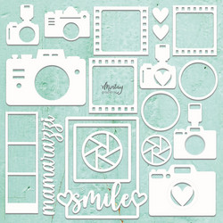 Mintay Chippies -chipboard Photo -setti