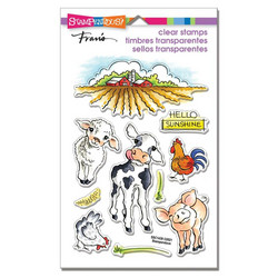 Stampendous leimasinsetti Barnyard Hello