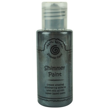 Cosmic Shimmer Shimmer Paint -maali, sävy Graphite