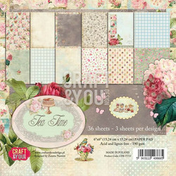 Craft & You paperipakkaus Tea Time 6