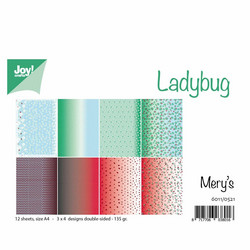 Joy! Crafts paperipakkaus A4 Ladybug