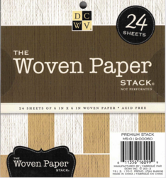 DCWV Specialty Stack -paperipakkaus Woven, 6
