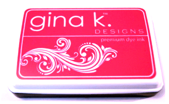 Gina K. Designs Premium Dye Ink -mustetyyny, Passionate Pink