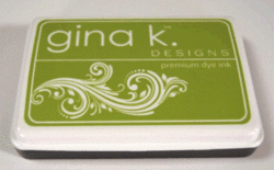 Gina K. Designs Premium Dye Ink -mustetyyny, Jelly Bean Green
