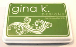 Gina K. Designs Premium Dye Ink -mustetyyny, Grass Green