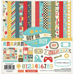 Carta Bella Boy Oh Boy -paperipakkaus, 12