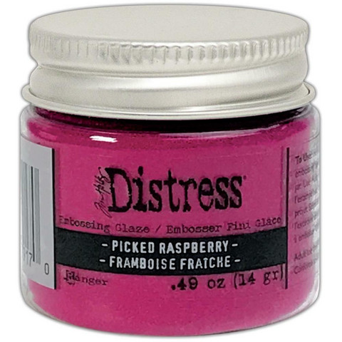 Tim Holtz Distress Embossing Glaze -jauhe, sävy Picked Raspberry
