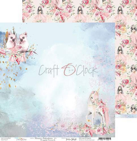 Craft O'clock skräppipaperi Creative Young, Princess Adventures 01