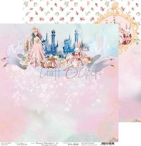 Craft O'clock skräppipaperi Creative Young, Princess Adventures 04