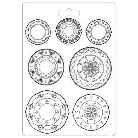 Stamperia Soft Mould -muotti Casa Granada Plates, A5