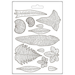 Stamperia Soft Mould -muotti Romantic Garden, House Leaves, A5
