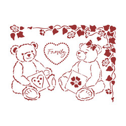 Stamperia sapluuna Daydream, Bears, 15 x 20 cm