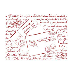 Stamperia sapluuna Provence, Letters, 15 x 20 cm