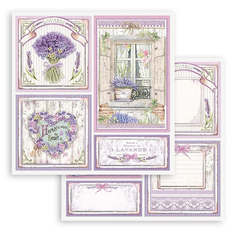 Stamperia Provence skräppipaperi Cards
