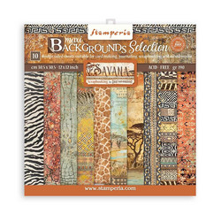 Stamperia paperipakkaus Savana Maxi Backgrounds, 12