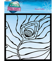 Studio Light Just Lou Mindful Moodling -sapluuna Peacock Feather
