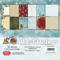 Craft & You paperipakkaus White Christmas, 6