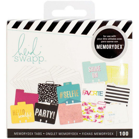 Heidi Swapp File Cards & Tabbed Dividers -kortit ja jakajat, Selfie