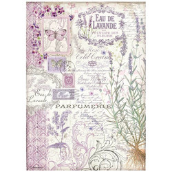Stamperia riisipaperi Provence, Eau de Lavande