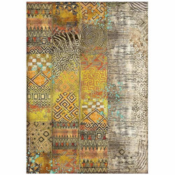 Stamperia riisipaperi Savana, Pattern