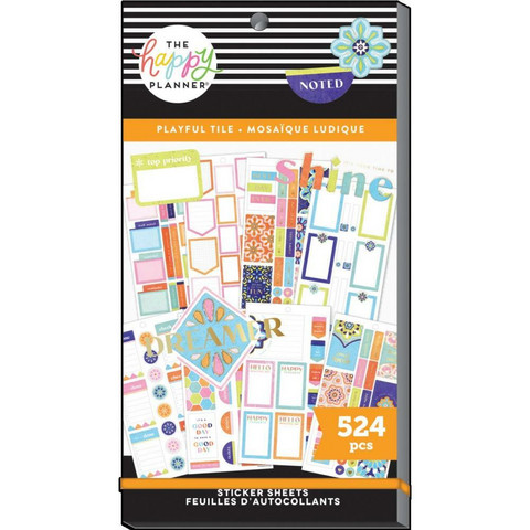 Mambi Happy Planner Value Pack -tarrapakkaus Playful Tile