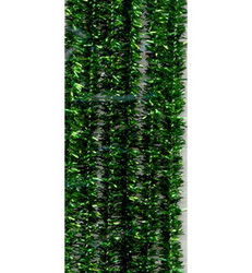 Glitter Chenille -piippurassi, vihreä