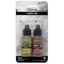 Tim Holtz Distress Foundry Wax -setti, Gilded ja Mined