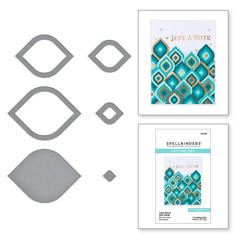 Spellbinders stanssisetti Color Block Mini Petals