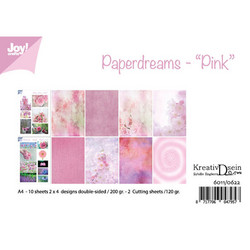 Joy! Crafts paperipakkaus A4 Paperdreams, Pink