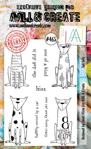 Aall & Create leimasin Tall Cats