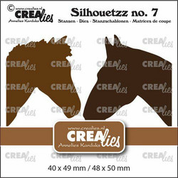 Crealies stanssisetti Horse Heads