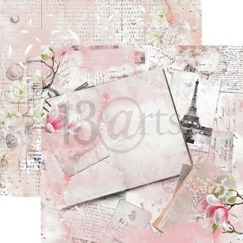 13@rts skräppipaperi Magnolia Dreams, Postcard from Paris
