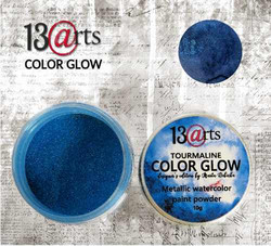 13@rts Color Glow Metallic Watercolour Paint -jauhe, sävy Tourmaline