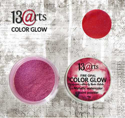 13@rts Color Glow Metallic Watercolour Paint -jauhe, sävy Fire Opal