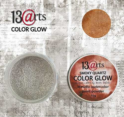13@rts Color Glow Metallic Watercolour Paint -jauhe, sävy Smoky Quartz