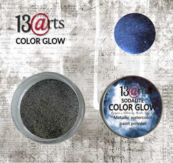 13@rts Color Glow Metallic Watercolour Paint -jauhe, sävy Sodalite