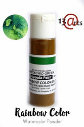 13@rts Ayeeda Paint Rainbow Duo Color -jauhe, sävy Pistachio Green