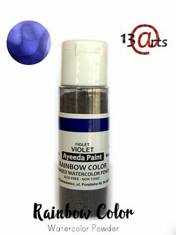 13@rts Ayeeda Paint Rainbow Color -jauhe, sävy Violet
