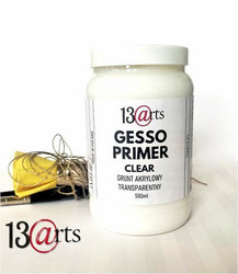 13@rts Gesso, kirkas (clear), 500 ml