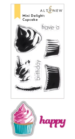Altenew Mini Delight:  Cupcake -leimasin- ja stanssisetti