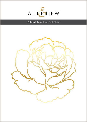 Altenew Gilded Rose Hot Foil -kuviolevy