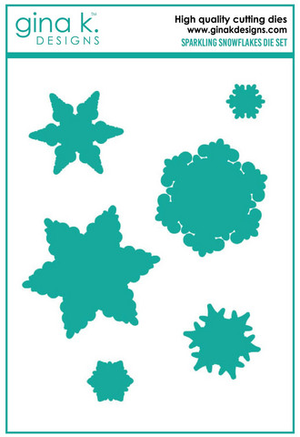 Gina K. Designs stanssi Sparkling Snowflakes