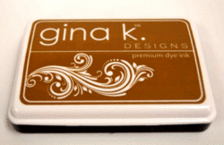 Gina K. Designs Premium Dye Ink -mustetyyny, Warm Cocoa