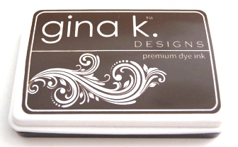 Gina K. Designs Premium Dye Ink -mustetyyny, Dark Chocolate