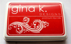 Gina K. Designs Premium Dye Ink -mustetyyny, Red Velvet