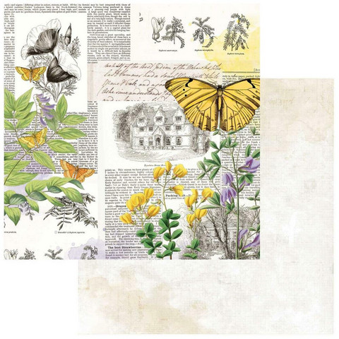 49 and Market Curators Botanical skräppipaperi Flutterology