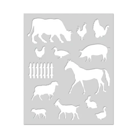 Hero Arts sapluuna Farm Animals