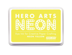 Hero Arts Dye Ink -mustetyyny, sävy Yellow Neon