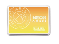 Hero Arts Ombré Neon -mustetyyny, sävy Yellow to Orange
